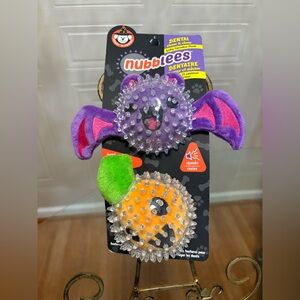 Chase 'n Chomp Durable TPR Squeaking Fetch Ball Dog Toy, 3" 🎃 Halloween